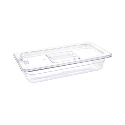 Polycarbonate 1/3 Gastronorm Container 65mm | Vogue | Transparent 3