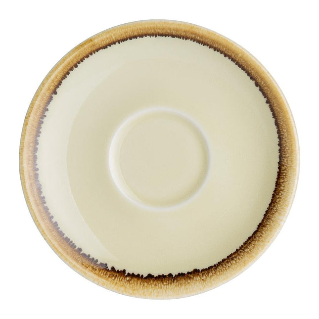 Espresso Saucers 11.5cm Sandstone | Olympia Kiln Collection | 6 Pieces