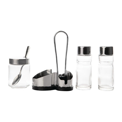 Condiment Set for Salt, Pepper, and Mustard | Comas 3-Piece 3