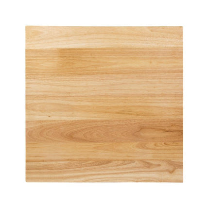 Pre-Drilled Square Tabletop Natural 700 x 700mm | Bolero