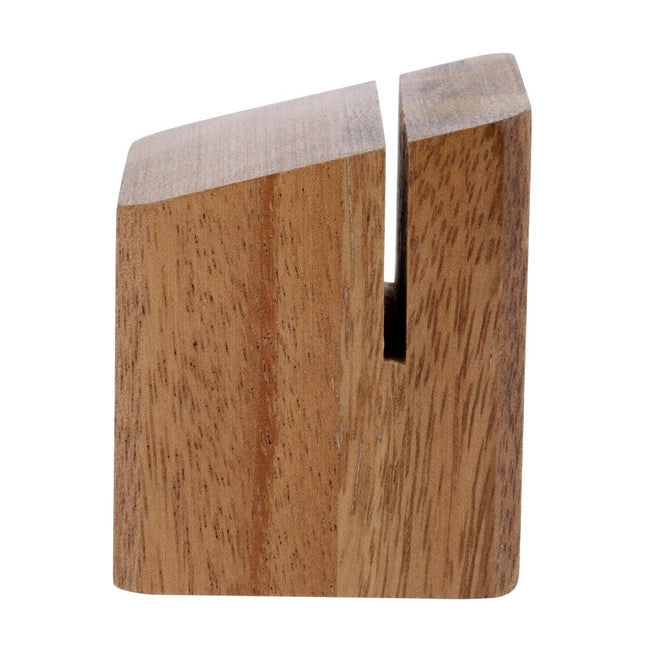 Wooden Menu Holder | Olympia | Acacia Wood 2