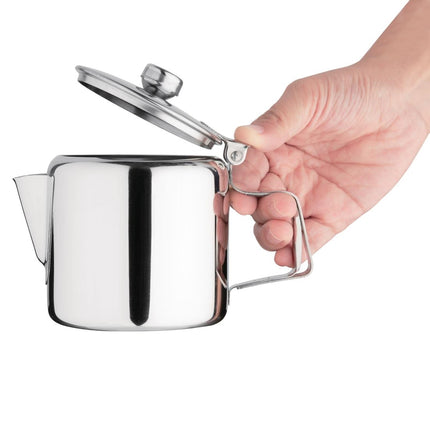 Stainless Steel Teapot 450ml | Olympia Concorde 2