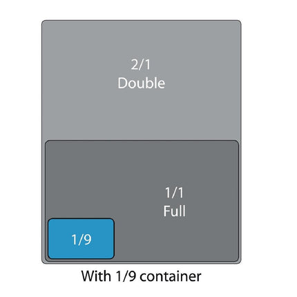 Flat Polycarbonate Lid GN 1/9 | Cambro 2