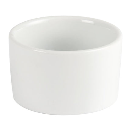 Contemporary White Porcelain Ramekins 9cm | Olympia Whiteware 2