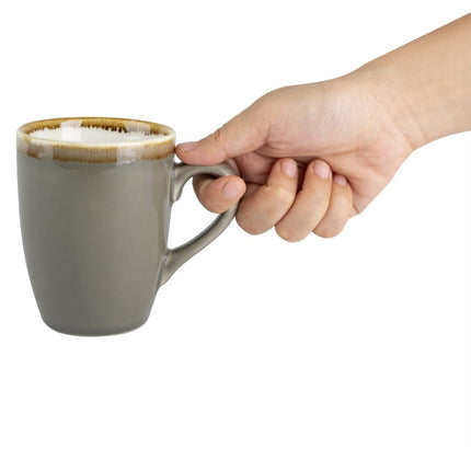 Kiln Grey Mugs 340 ml | Olympia | 6 Pieces 3