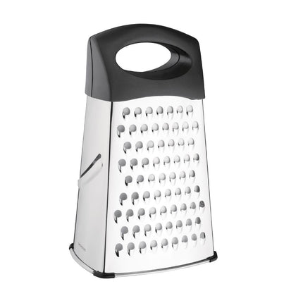 Heavy-Duty 4-Sided Stainless Steel Grater 25cm | Vogue 4
