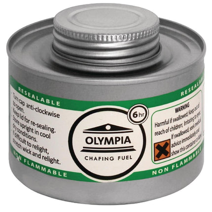 Liquid Fuel Paste with Wick 6 Hour Burn Time | Olympia | 12 Pieces 4