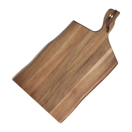 Acacia Wood Serving Board with Wavy Edge 35.5x25 cm | Olympia