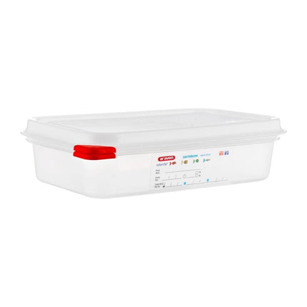 GN 1/4 Food Container with Lid 1.8L | Araven (Set of 4)