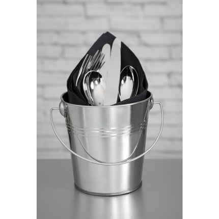 Galvanized Round Bucket | Olympia | 13cm Diameter 2