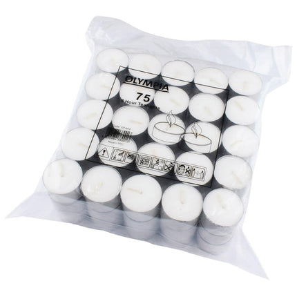 Tea Light Candles 8 Hour Burn Time | Olympia