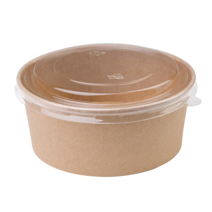 Compostable Round Kraft Salad Bowl 750ml | Fiesta 3