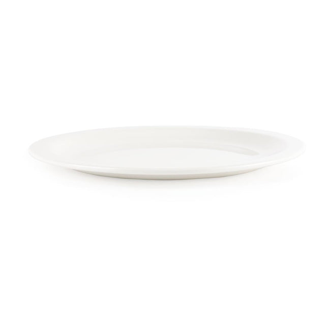 White Porcelain Dinner Plates 23cm | Churchill Whiteware Nova 2