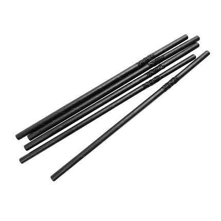 Compostable Black Paper Bendable Straws | Fiesta 5