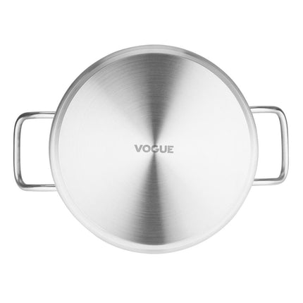 Stainless Steel Induction Stockpot 24cm 7L | Vogue 5