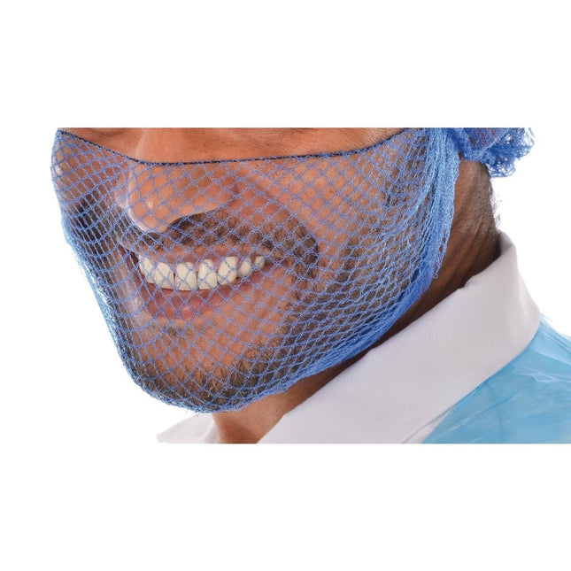Light Blue Beard Nets | Lion Haircare | 50 Pieces