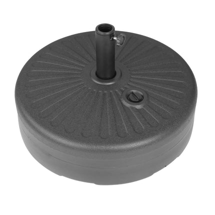 Black Plastic Parasol Base 40L | Bolero 2