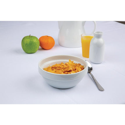 Olympia Whiteware Stackable Porcelain Bowl 14.5cm 7