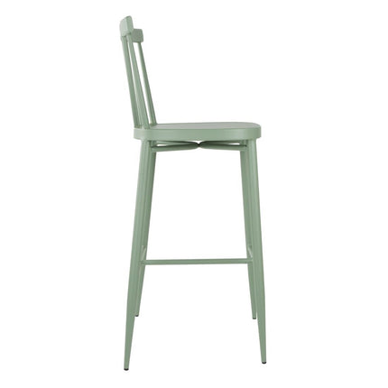 Green High Aluminium Bar Stools | Bolero Windsor | 2 Pieces 2
