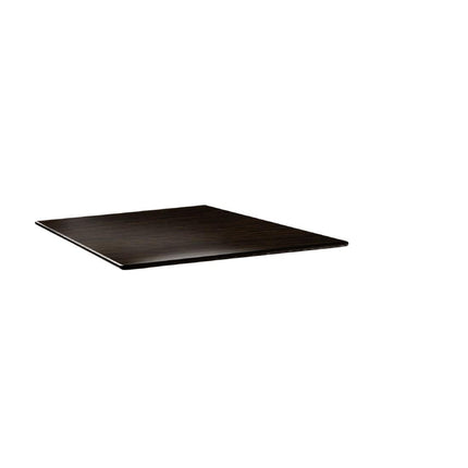 Square Outdoor Tabletop Wengé | Topalit Smartline | 70 cm