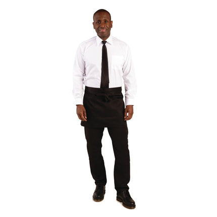 Short Black Bib Apron | Whites 2