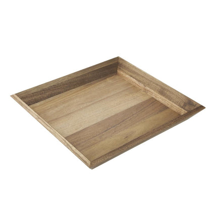 Rectangular Acacia Wood Tray 380x355x50mm | Olympia
