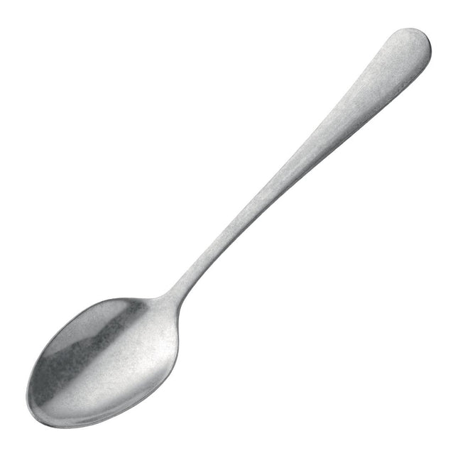 Vintage Stonewash Dessert Spoon | Amefa Austin | Box of 12