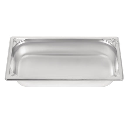 Stainless Steel GN 1/3 Container 65mm Depth | Vogue 3
