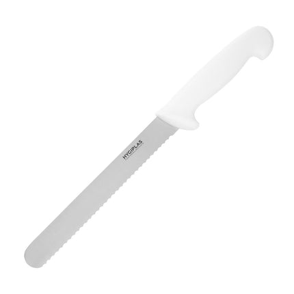 Bread Knife 20.5cm White | Hygiplas