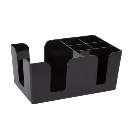 Plastic Bar Caddy Organizer Black | Olympia