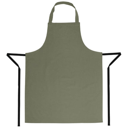 Polyester-Cotton Bib Apron Olive Green | Whites 6