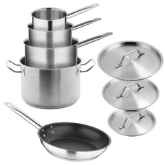 5-Piece Stainless Steel Induction Cookware Set | Vogue Cook Like A Pro