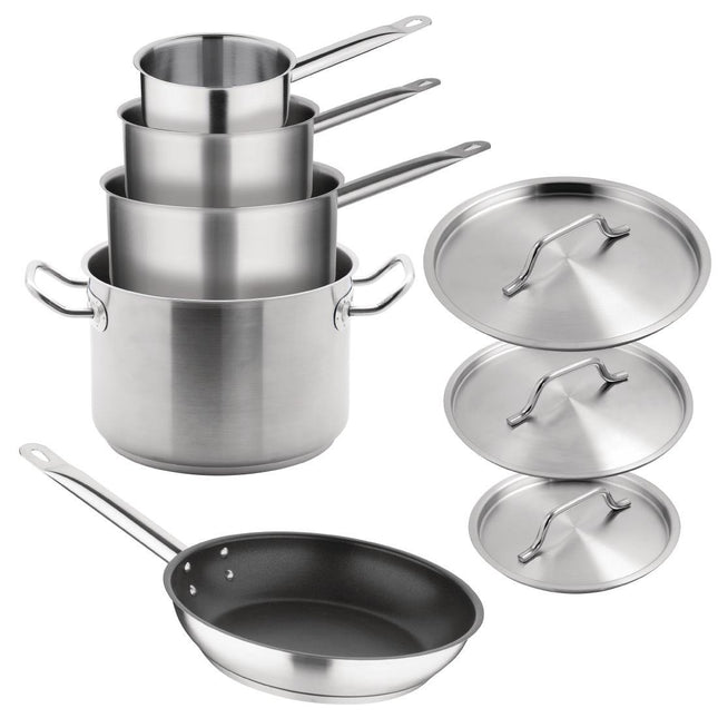 5-Piece Stainless Steel Induction Cookware Set | Vogue Cook Like A Pro