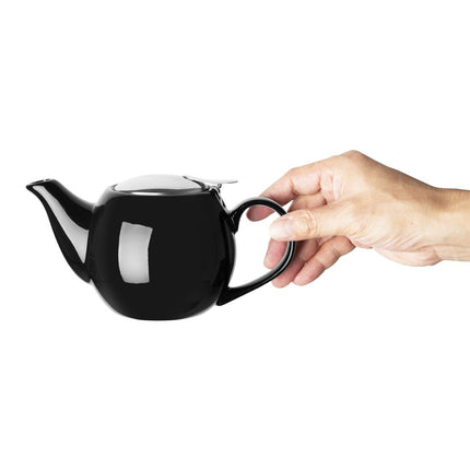 Olympia Cafe Black Teapot 3