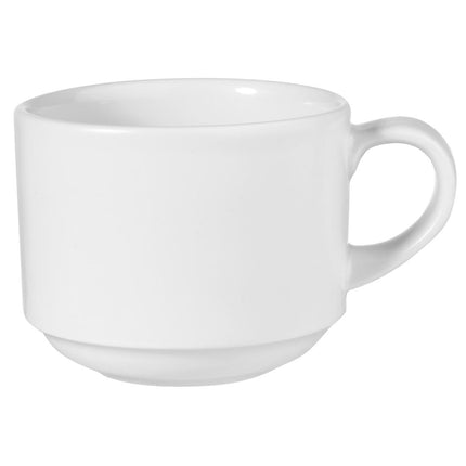 White Stackable Cup 227ml | Churchill