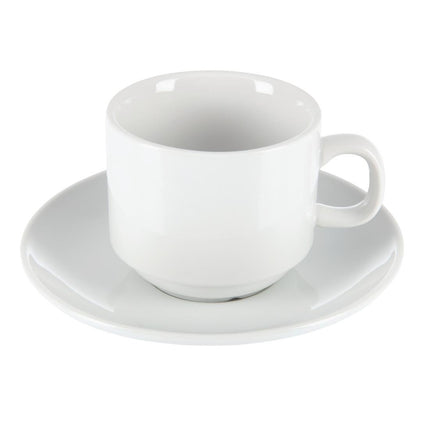 Stackable Tea Cups 200ml | Olympia Whiteware 5