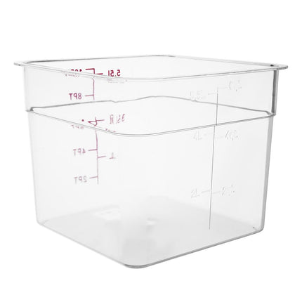 Polycarbonate Square Food Container 5.5L | Hygiplas 2