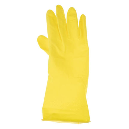 Household Latex Gloves Yellow M | Jantex 5