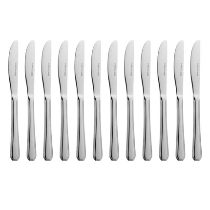 Table Knives Polished 18/0 Stainless Steel | Olympia Monaco | 12 Pieces 3