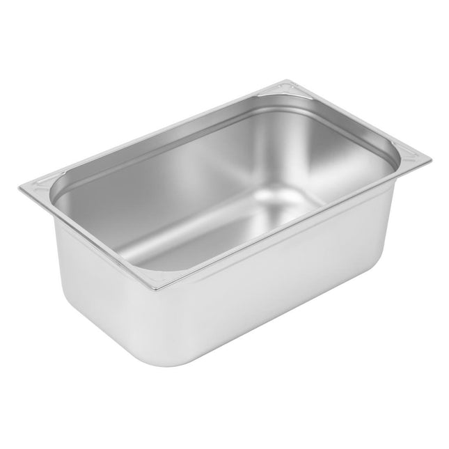 Heavy-Duty Stainless Steel GN 1/1 Container 200mm | Vogue