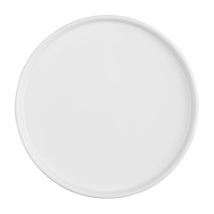 White Porcelain Flat Round Plate | Olympia | 268mm 7