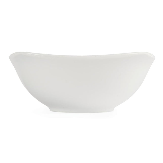 Rounded Square Porcelain Dishes 18cm | Olympia Whiteware 2