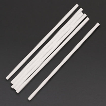Compostable White Paper Straws | Fiesta | 250 Pieces 2