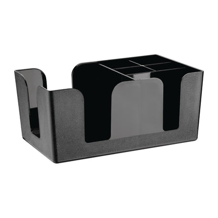 Plastic Bar Caddy Organizer Black | Olympia 8