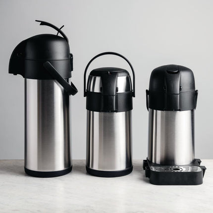 Stainless Steel Pump Thermos Jug 1.9L | Olympia 5