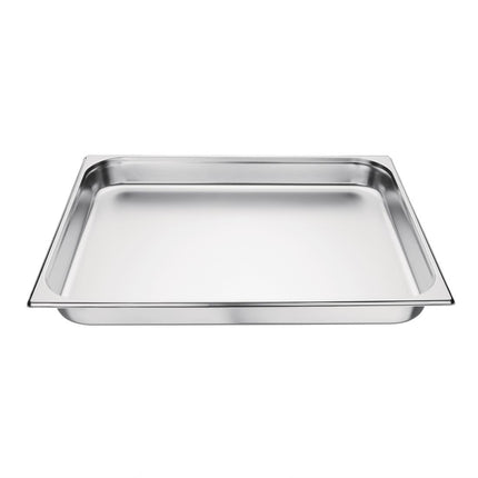 Stainless Steel GN 2/1 Container 65mm Depth | Vogue 4