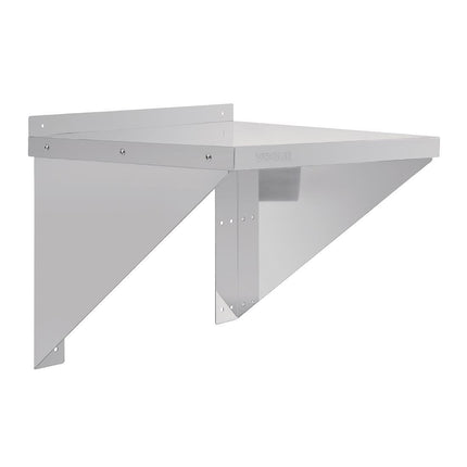 Stainless Steel Oven/Microwave Wall Shelf 56x46cm | Vogue