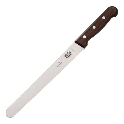 Serrated Larding Knife with Wooden Handle | Victorinox | 25.5cm