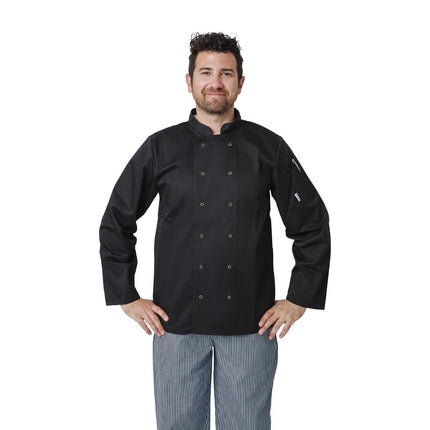Unisex Long Sleeve Black Chef Jacket | Whites Vegas | XS 5
