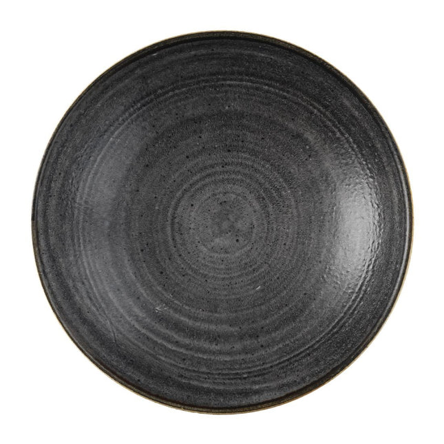 Coupe Bowl Black Raw Stonecast | Churchill | 184mm